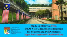 The National University of Malaysia Vice Chancellor Scholarship